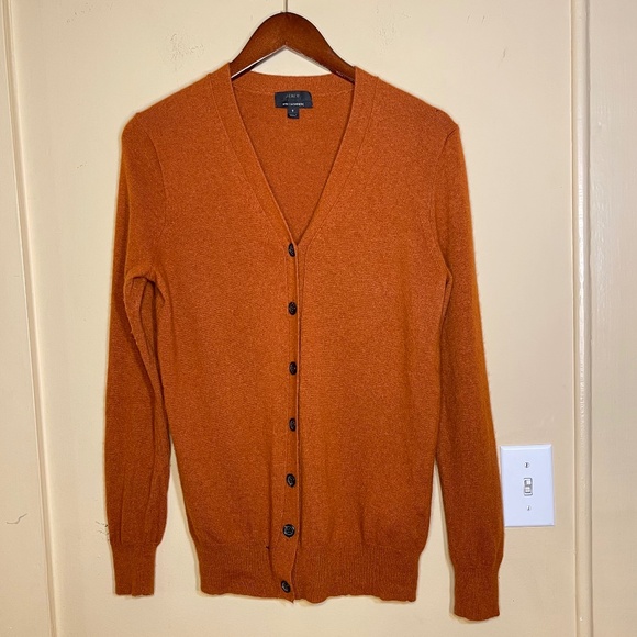 Cashmere button up cardigan